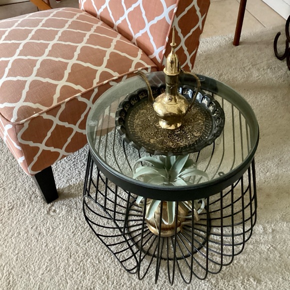 Brass Aftaba Arabian Pitcher Engraved Collectible Lidded Teapot VTG 1970s India - Picture 6 of 16